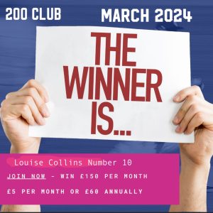 March 2024 200 club winner